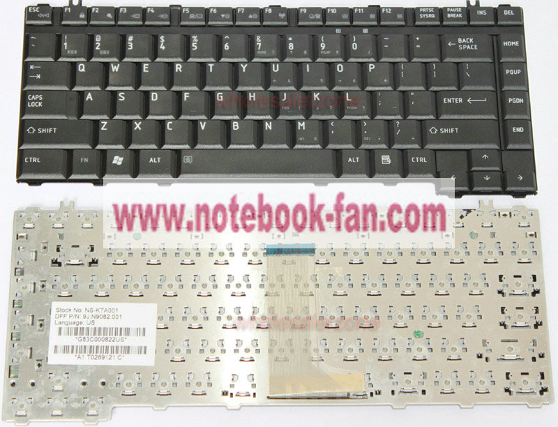 New Toshiba Satellite A200 A205 A210 A215 US Keyboard - Click Image to Close